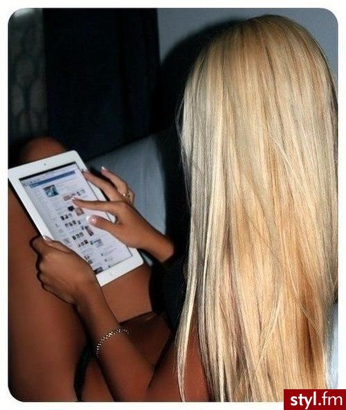 Blond Rozpuszczone Proste Na co dzień Długie Fryzury