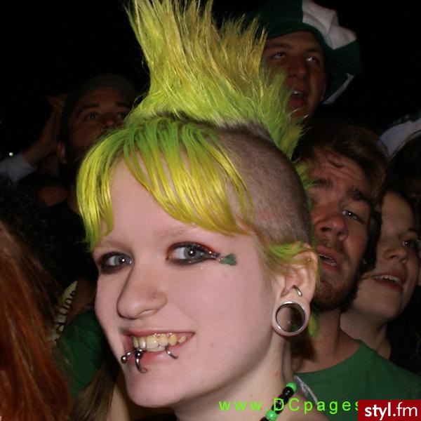 Punk Rock Alternatywne Średnie Fryzury