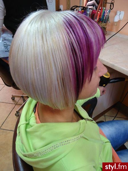 Blond Rozpuszczone Proste Na co dzień Krótkie Fryzury