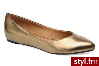 Esprit Balerinki Lyra Ballerina złoty - Balerinki Buty Moda