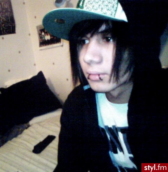 EMO Alternatywne Średnie Fryzury