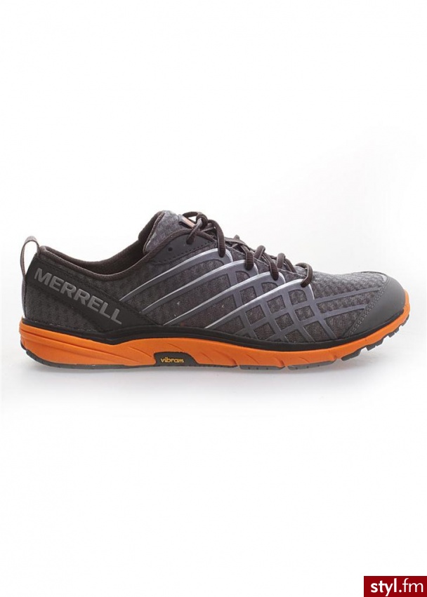 MERRELL Buty sportowe bare access - NOWOŚCI szary, pomarańczowy - Sportowe Buty Moda