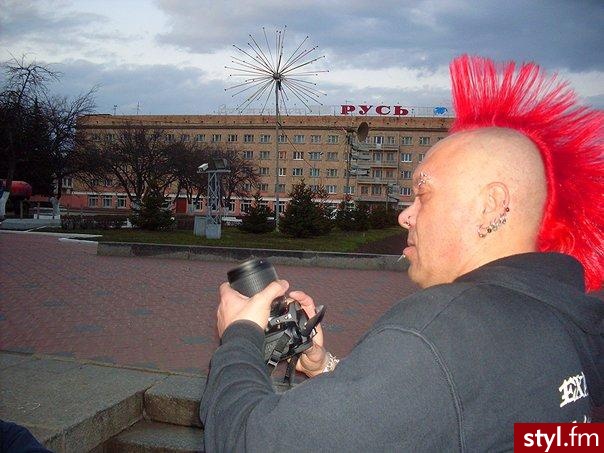 Wattie. Wokal Exploited Wattie Buchan - Punk Rock Alternatywne Średnie Fryzury