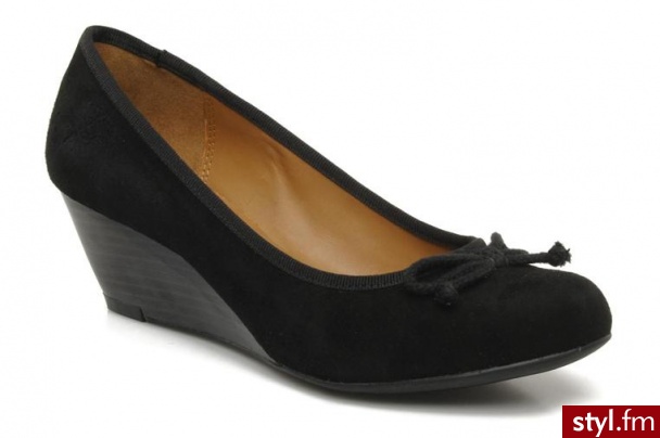Clarks CZÓŁENKA G2 TOILE W BY (CZARNY) (Czarny) - Balerinki Buty Moda