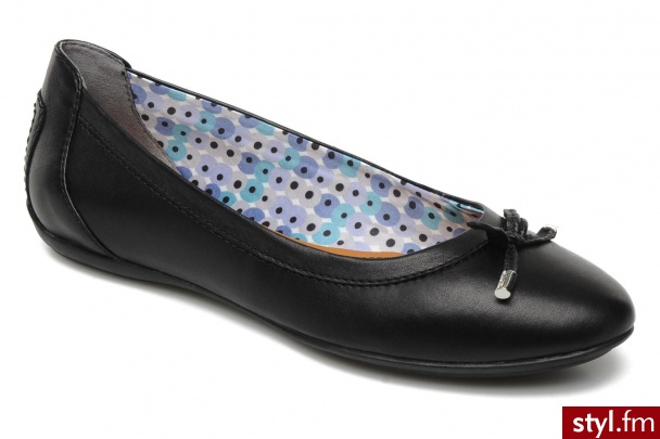 Geox Balerinki D CHARLENE A (Czarny) - Balerinki Buty Moda