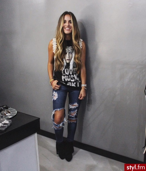 Jeansy Spodnie Moda