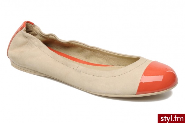 Geox Balerinki D NEWFLOWER D (Beżowy) - Balerinki Buty Moda