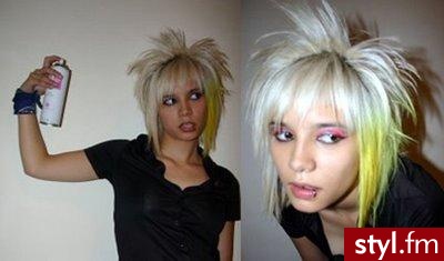 EMO Alternatywne Średnie Fryzury