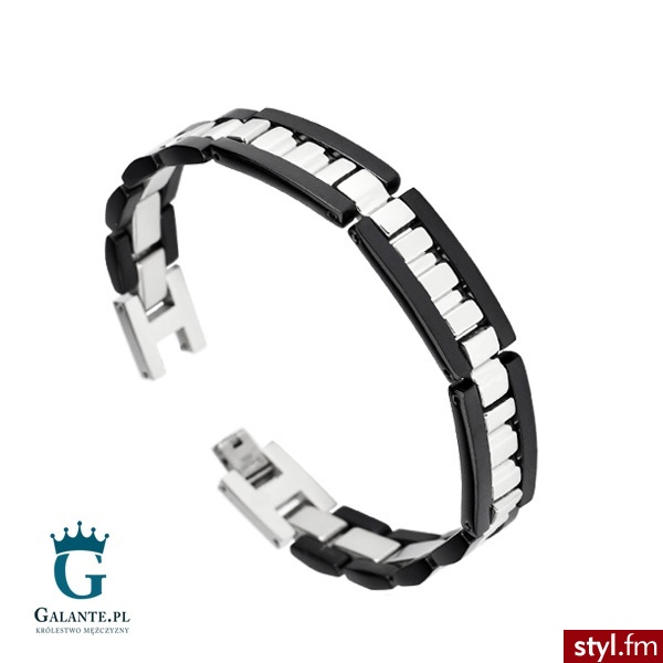 Inspirit Bransoleta męska SB-072 - Bransoletki Biżuteria Moda