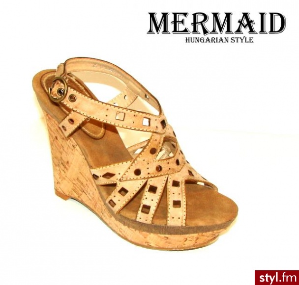 koturny fama, 13cm - Sandały Buty Moda