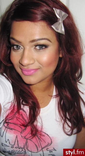 pink lips - Dzienne Makijaże