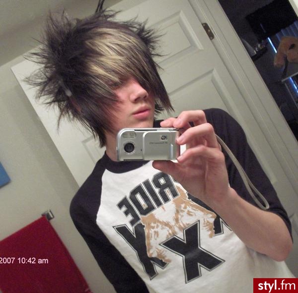 EMO Alternatywne Średnie Fryzury