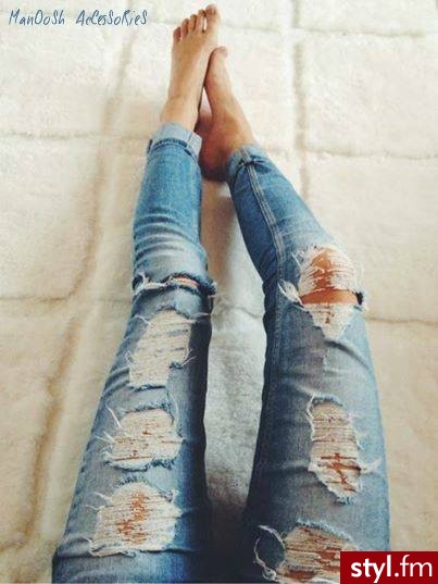 Jeansy Spodnie Moda