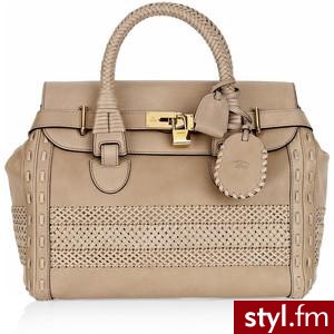 Gucci Lattice-detailed leather tote - Polyvore. Pobrano ze strony: http://www.polyvore.com/cgi/thing?id=32435270 - Pozostałe Torebki Moda