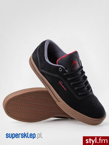Emerica BUTY G-CODE (BLK/RED/GUM) 41.5 Skate Granat - Pozostałe Buty Moda