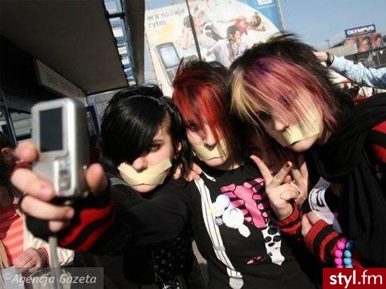 EMO Alternatywne Średnie Fryzury