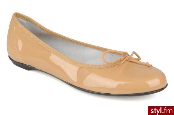 Valensi BALERINKI VEGA BY (BEŻOWY) (Beżowy) - Balerinki Buty Moda