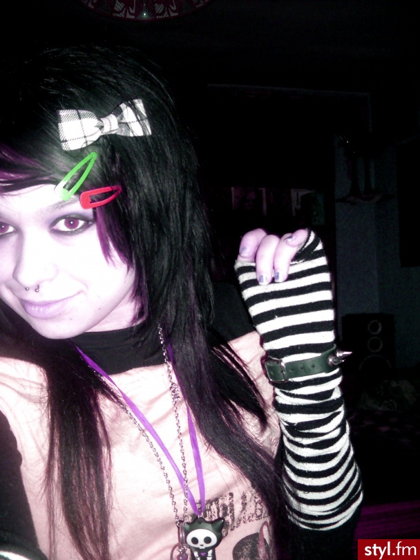 EMO Alternatywne Średnie Fryzury