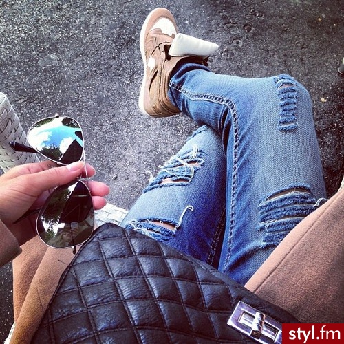 Jeansy Spodnie Moda