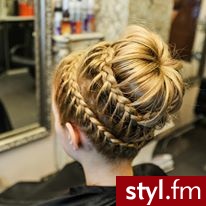 Blond Kok Proste Wieczorowe Długie Fryzury