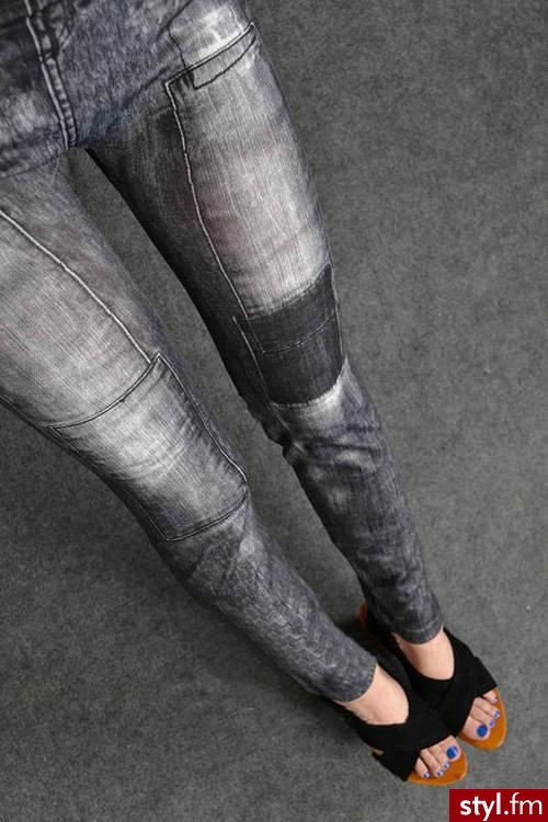 Jeansy Spodnie Moda