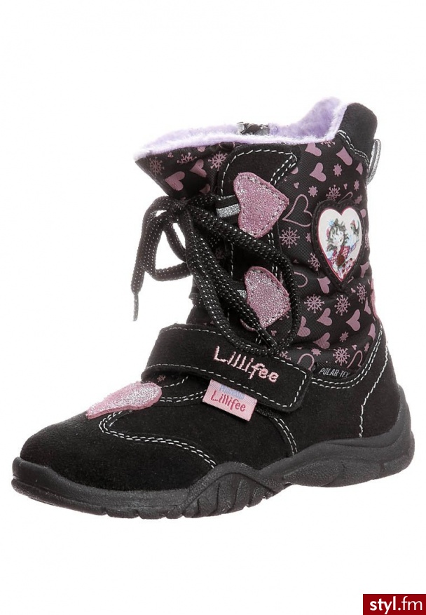 Prinzessin Lillifee CELINA Kozaki sznurowane czarny - Kozaki Buty Moda