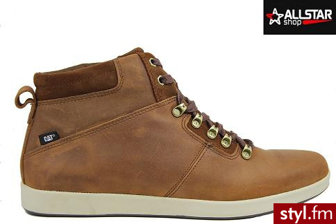 CATERPILLAR buty ROARKE 714116 Sportowe Odcienie beżu i brązu - Sportowe Buty Moda