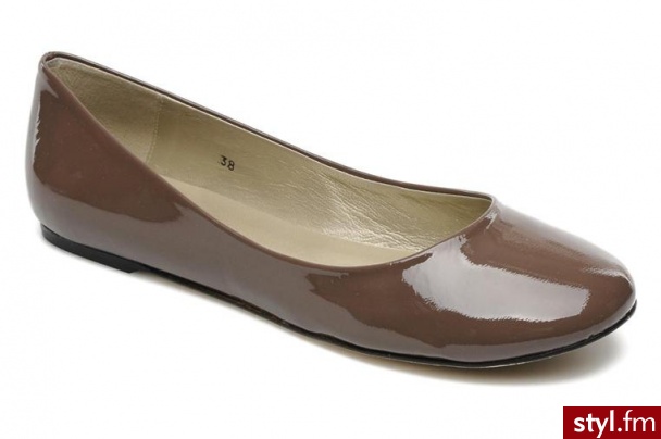 Georgia Rose BALERINKI SABRINA CFT BY GEORGIA ROSE (Szary) - Balerinki Buty Moda