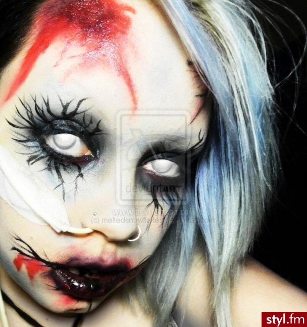 zombie make up - Artystyczne Makijaże