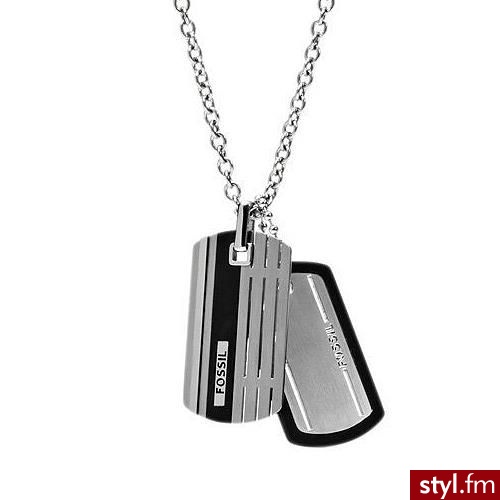 BIŻUTERIA MĘSKA FOSSIL - NASzYJNIK JF00494998 - Naszyjniki Biżuteria Moda