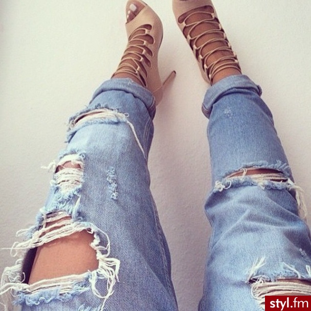 Jeansy Spodnie Moda