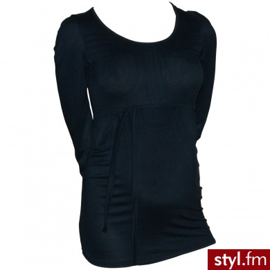 MAMA LICIOUS Bluzka z długim rękawem dla kobiet w ciąży ATALIA black iris - Tuniki Ciuchy Moda