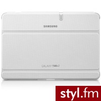 SAMSUNG BOOK COVER GALAXY TAB2 10.1 BIAŁE (EFC-1H8SWECSTD) - Portfele i etui Dodatki Moda