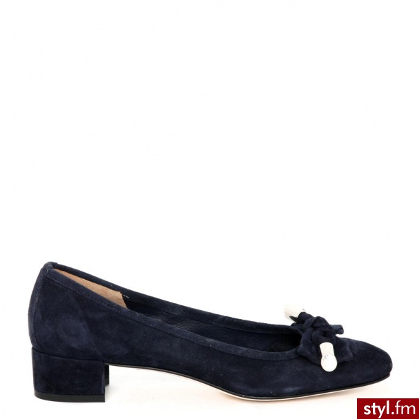 Venezia CZÓŁENKA F065 CAM BLU - Czółenka Buty Moda