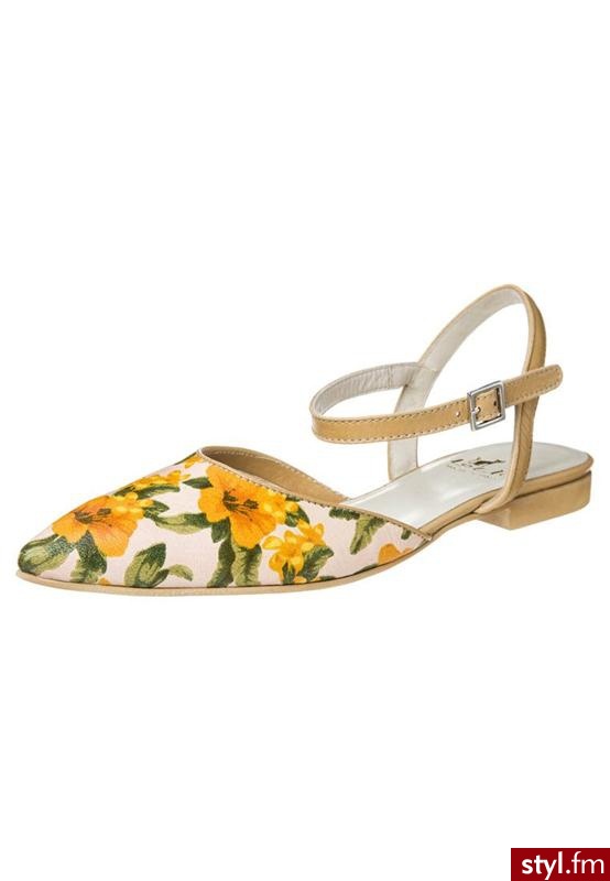 Le Cle Czółenka żółty (5120) - Czółenka Buty Moda