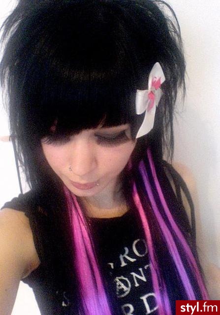 EMO Alternatywne Średnie Fryzury