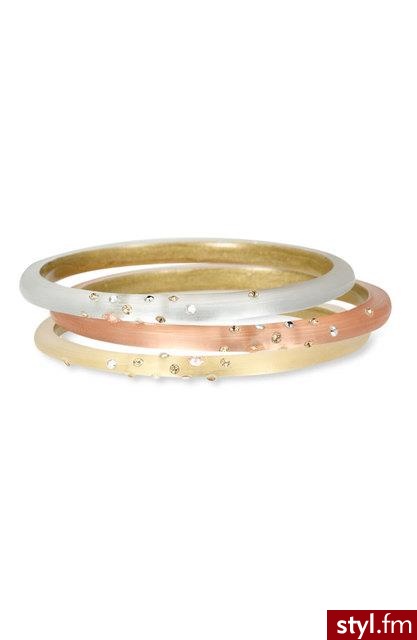 Niezwykle delikatne i kobiece bransoletki 'Diamond Dust' od Alexis Bittar. Cena: $115! - Pozostałe Dodatki Moda