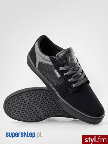 Etnies BUTY MUTINY BARGE LS SMU (BLK/GRY) 45.5 Czarny Skate - Pozostałe Buty Moda