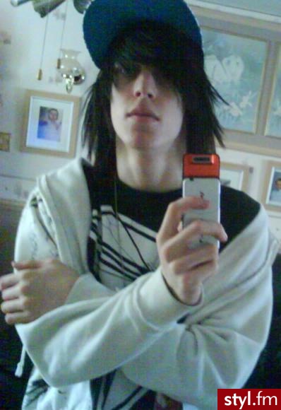 EMO Alternatywne Średnie Fryzury