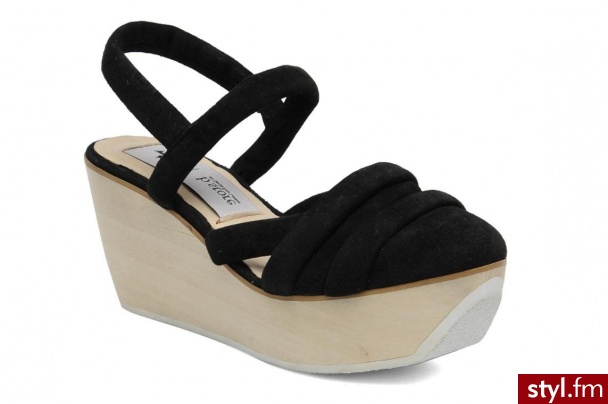 B Store Koturny Edwige 6 (Czarny) - Koturny Buty Moda