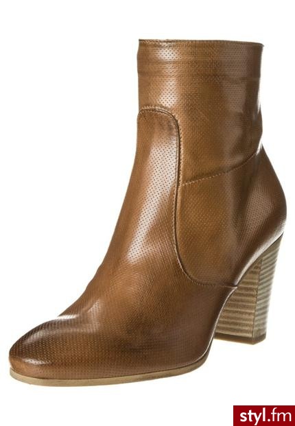 Maripé Botki brązowy - Botki Buty Moda