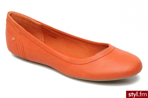 Esprit Balerinki Aloa Ballerina by (Pomarańczowy) - Balerinki Buty Moda