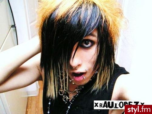 EMO Alternatywne Średnie Fryzury