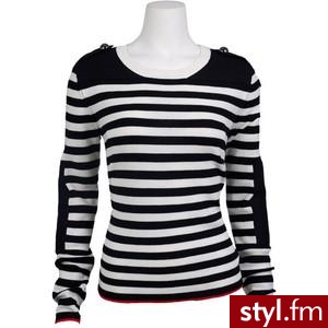 TORY BURCH IRMINE SWEATER - Shop Puritan Cape Cod - Polyvore. Pobrano ze strony: http://www.polyvore.com/tory_burch_irmine_sweater_shop/thing?id=29941818 - Pozostałe Ciuchy Moda
