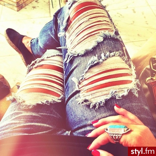 Jeansy Spodnie Moda