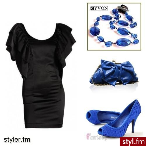 studniówkowo. czarno_granatowo - Styler