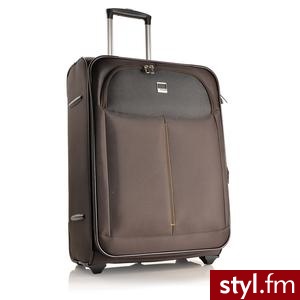 TITAN WALIZKA NA KÓŁKACH ŚREDNIA L 4.0 BRĄZOWA (36340201) - Torby podróżne Torebki Moda