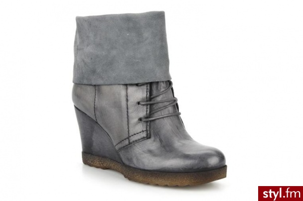 Mjus PÓŁBUTY I BOTKI GALDAR BY MJUS (Niebieski) - Botki Buty Moda