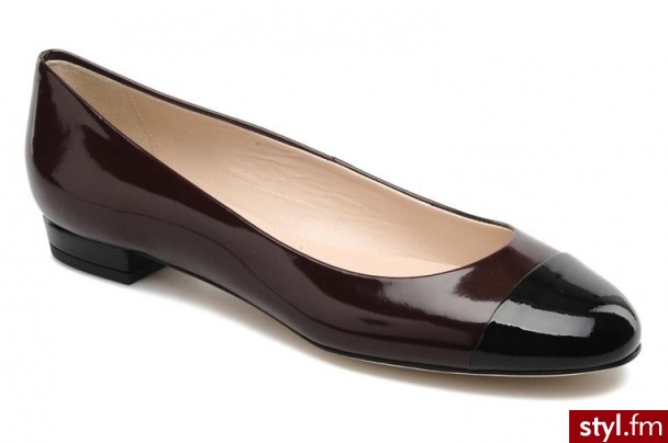 L.K. Bennett BALERINKI SCOTT BY L.K. BENNETT (Fioletowy) - Balerinki Buty Moda