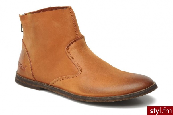 KICKERS PÓŁBUTY I BOTKI ROXANNA BY (Pomarańczowy) - Botki Buty Moda